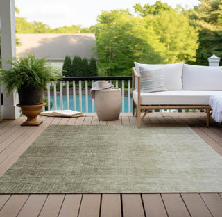 Piper Looms Chantille Modern ACN822 Brown Machine Washable Area Rug Outdoor Lifestyle Image Feature