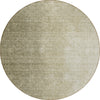 Piper Looms Chantille Modern ACN822 Brown Machine Washable Area Rug Round Main Image