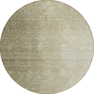 Piper Looms Chantille Modern ACN822 Brown Machine Washable Area Rug Round Main Image