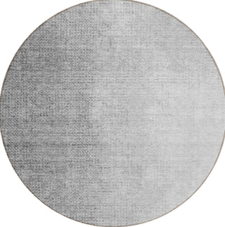 Piper Looms Chantille Modern ACN822 Gray Machine Washable Area Rug Round Main Image