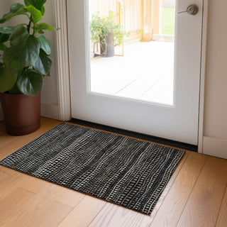 Piper Looms Chantille Stripes ACN823 Taupe Machine Washable Area Rug Scatter Lifestyle Image Feature