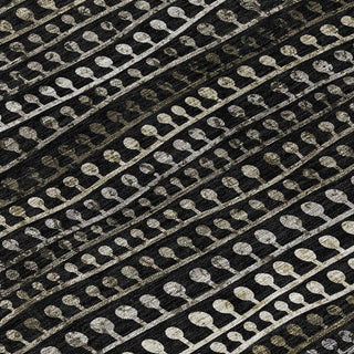 Piper Looms Chantille Stripes ACN823 Taupe Machine Washable Area Rug Swatch Image