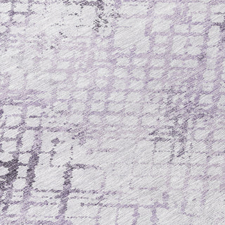 Piper Looms Chantille Squares ACN824 Purple Machine Washable Area Rug Swatch Image