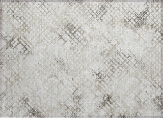 Piper Looms Chantille Squares ACN824 Taupe Machine Washable Area Rug Scatter Main Image