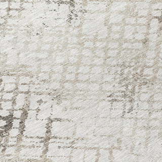 Piper Looms Chantille Squares ACN824 Taupe Machine Washable Area Rug Swatch Image