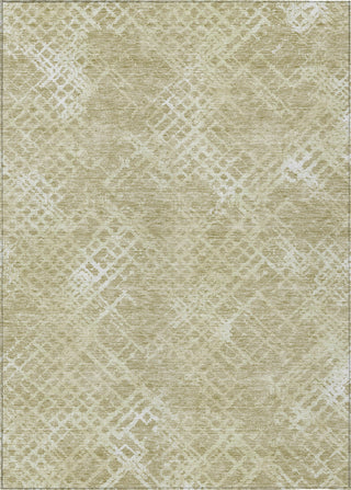 Piper Looms Chantille Squares ACN825 Beige Machine Washable Area Rug main image