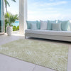 Piper Looms Chantille Squares ACN825 Beige Machine Washable Area Rug Outdoor Lifestyle Image Feature