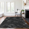 Piper Looms Chantille Squares ACN825 Charcoal Machine Washable Area Rug Lifestyle Image Feature