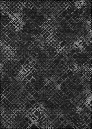Piper Looms Chantille Squares ACN825 Charcoal Machine Washable Area Rug main image
