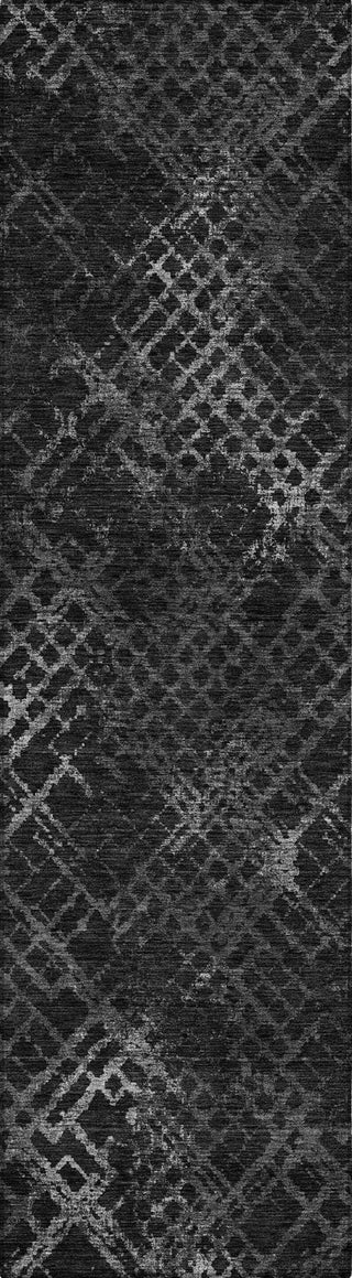 Piper Looms Chantille Squares ACN825 Charcoal Machine Washable Area Rug Runner Main Image