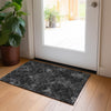 Piper Looms Chantille Squares ACN825 Charcoal Machine Washable Area Rug Scatter Lifestyle Image Feature