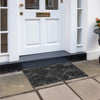 Piper Looms Chantille Squares ACN825 Charcoal Machine Washable Area Rug Scatter Outdoor Lifestyle Image Feature