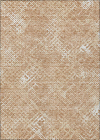 Piper Looms Chantille Squares ACN825 Coral Machine Washable Area Rug main image
