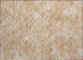 Piper Looms Chantille Squares ACN825 Coral Machine Washable Area Rug Scatter Main Image