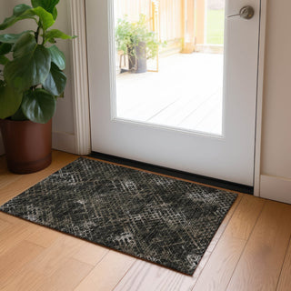 Piper Looms Chantille Squares ACN825 Fudge Machine Washable Area Rug Scatter Lifestyle Image Feature