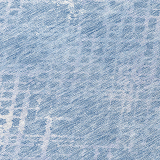 Piper Looms Chantille Squares ACN825 Sky Machine Washable Area Rug Swatch Image