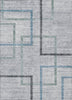 Piper Looms Chantille Geometric ACN826 Gray Machine Washable Area Rug main image