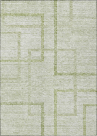 Piper Looms Chantille Geometric ACN827 Aloe Machine Washable Area Rug main image