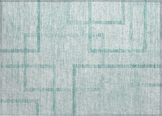 Piper Looms Chantille Geometric ACN827 Teal Machine Washable Area Rug Scatter Main Image