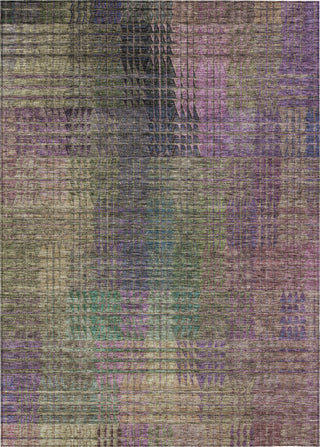Piper Looms Chantille Triangles ACN828 Plum Machine Washable Area Rug main image