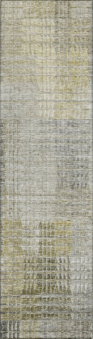 Piper Looms Chantille Triangles ACN828 Taupe Machine Washable Area Rug Runner Main Image