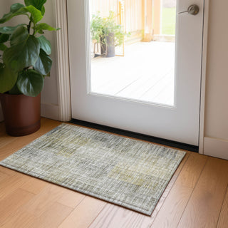 Piper Looms Chantille Triangles ACN828 Taupe Machine Washable Area Rug Scatter Lifestyle Image Feature