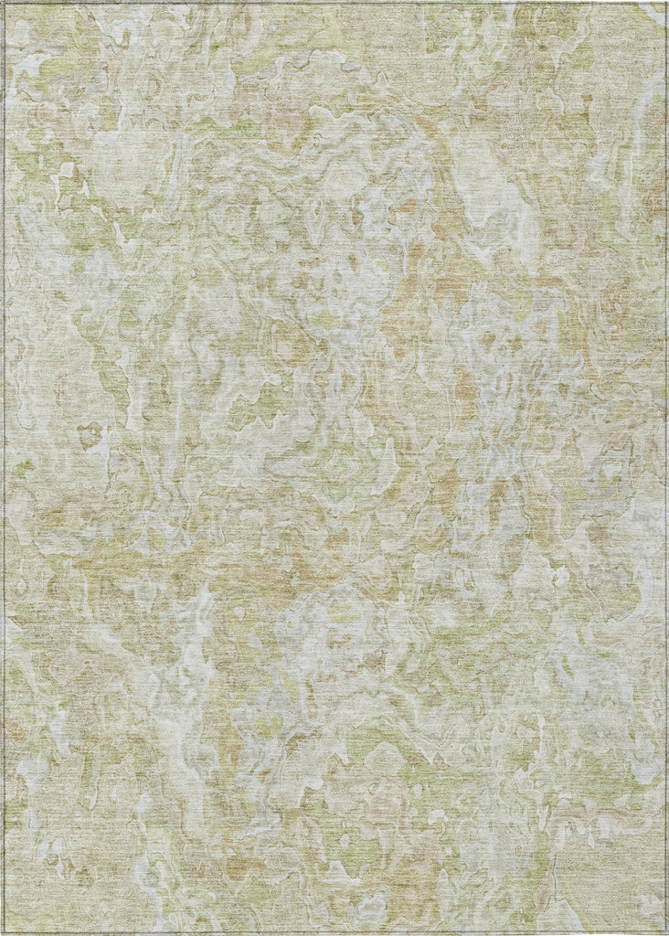 Piper Looms Chantille Abstract ACN829 Beige Machine Washable Area Rug main image