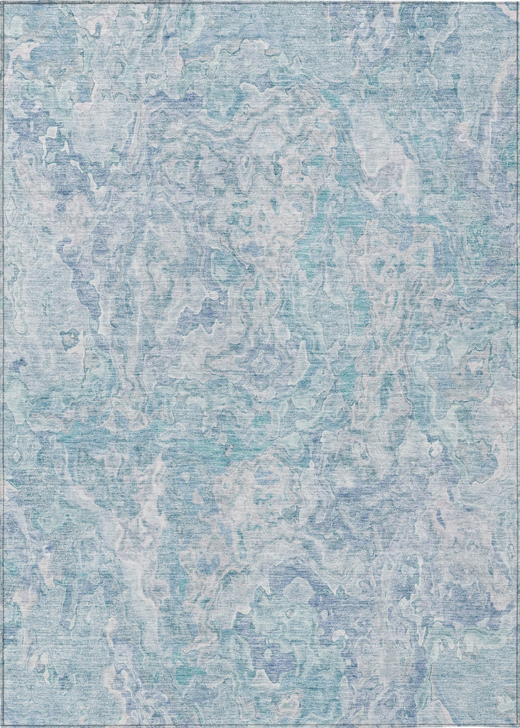 Piper Looms Chantille Abstract ACN829 Sky Machine Washable Area Rug main image