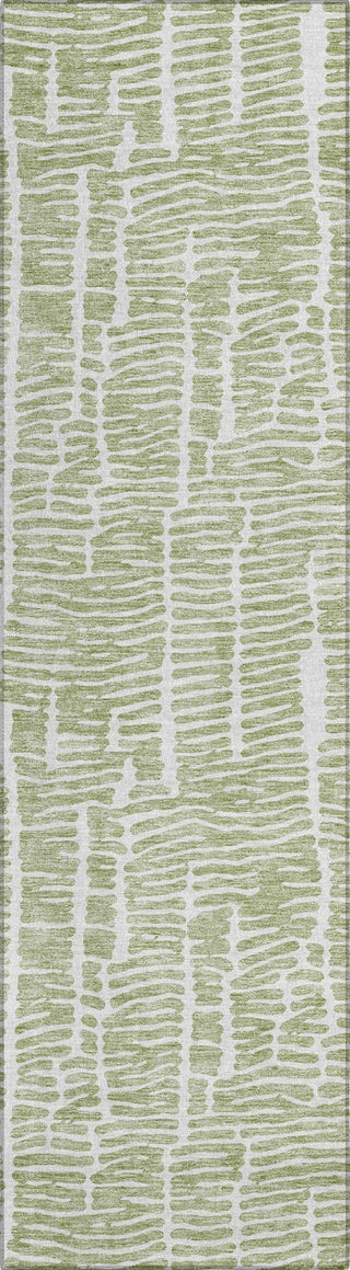 Piper Looms Chantille Lines ACN830 Aloe Machine Washable Area Rug Runner Main Image