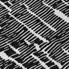 Piper Looms Chantille Lines ACN830 Black Machine Washable Area Rug Swatch Image