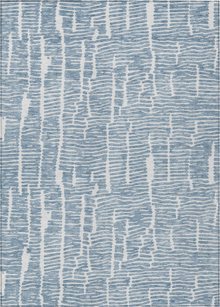 Piper Looms Chantille Lines ACN830 Blue Machine Washable Area Rug main image