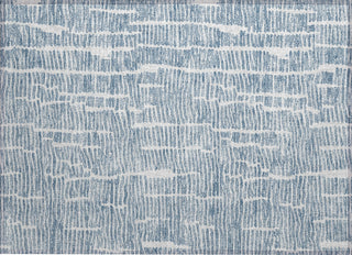 Piper Looms Chantille Lines ACN830 Blue Machine Washable Area Rug Scatter Main Image