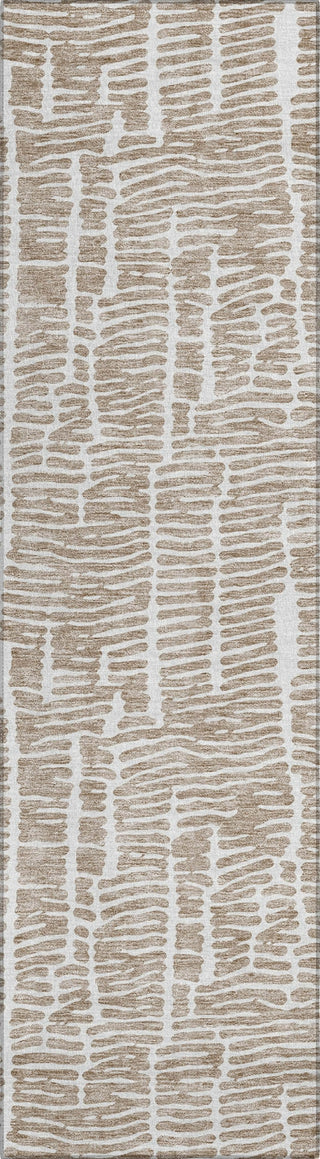 Piper Looms Chantille Lines ACN830 Brown Machine Washable Area Rug Runner Main Image