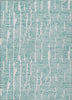 Piper Looms Chantille Lines ACN830 Teal Machine Washable Area Rug main image