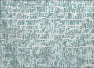 Piper Looms Chantille Lines ACN830 Teal Machine Washable Area Rug Scatter Main Image