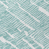 Piper Looms Chantille Lines ACN830 Teal Machine Washable Area Rug Swatch Image