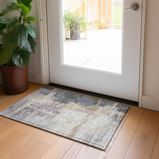 Piper Looms Chantille Modern ACN831 Gray Machine Washable Area Rug Scatter Lifestyle Image Feature