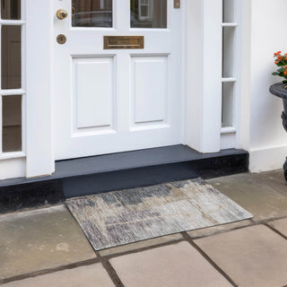 Piper Looms Chantille Modern ACN831 Gray Machine Washable Area Rug Scatter Outdoor Lifestyle Image Feature