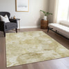 Piper Looms Chantille Floral ACN832 Beige Machine Washable Area Rug Lifestyle Image Feature
