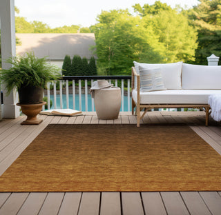 Piper Looms Chantille Ombre ACN833 Chocolate Machine Washable Area Rug Outdoor Lifestyle Image Feature