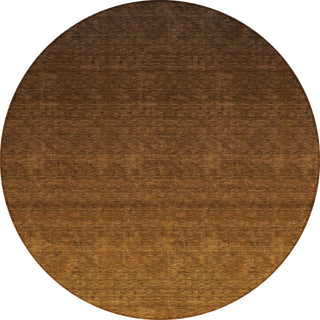 Piper Looms Chantille Ombre ACN833 Chocolate Machine Washable Area Rug Round Main Image