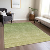 Piper Looms Chantille Ombre ACN833 Green Machine Washable Area Rug Lifestyle Image Feature