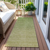 Piper Looms Chantille Ombre ACN833 Green Machine Washable Area Rug Runner Outdoor Lifestyle Image Feature