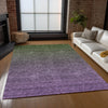 Piper Looms Chantille Ombre ACN833 Purple Machine Washable Area Rug Lifestyle Image Feature