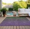 Piper Looms Chantille Ombre ACN833 Purple Machine Washable Area Rug Outdoor Lifestyle Image Feature