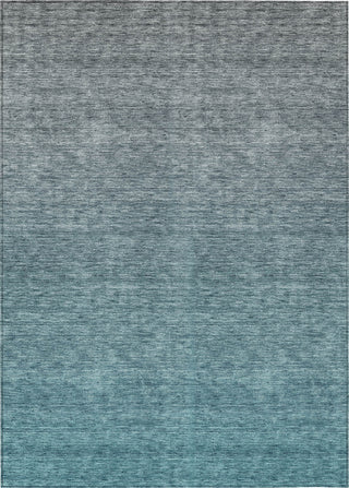 Piper Looms Chantille Ombre ACN833 Teal Machine Washable Area Rug main image