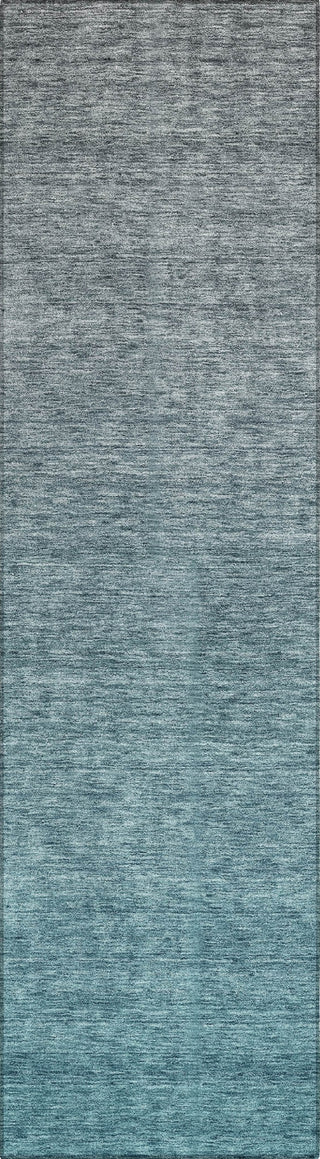 Piper Looms Chantille Ombre ACN833 Teal Machine Washable Area Rug Runner Main Image