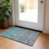 Piper Looms Chantille Ombre ACN833 Teal Machine Washable Area Rug Scatter Lifestyle Image Feature