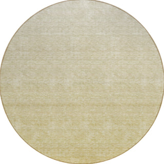 Piper Looms Chantille Ombre ACN833 Wheat Machine Washable Area Rug Round Main Image