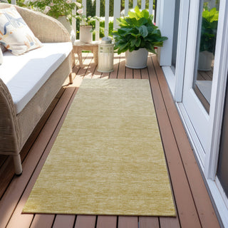 Piper Looms Chantille Ombre ACN833 Wheat Machine Washable Area Rug Runner Outdoor Lifestyle Image Feature